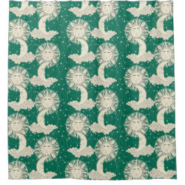 'Boheemse dromen groen Douchegordijn