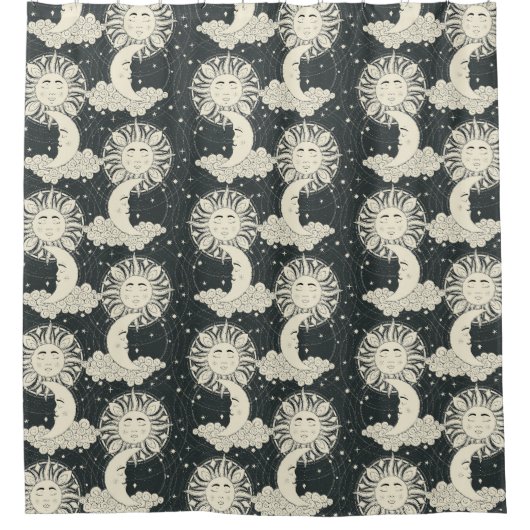 'Boheemse dromen roet Douchegordijn (Voorkant)