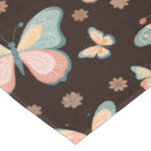 Boheemse dromen van vlinders en bloemen op. tafelkleed (Gekanteld)