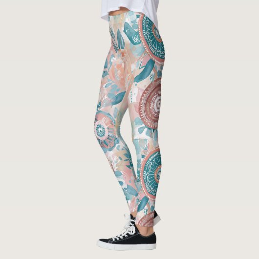 Boheemse droom Waterverf Leggings (Links)