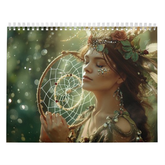 Boheemse droomvanger Spirituele kunst de inboorlin Kalender (Hoes)