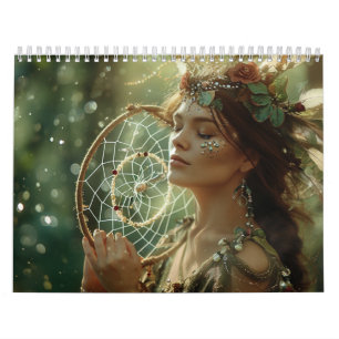 Boheemse droomvanger Spirituele kunst de inboorlin Kalender