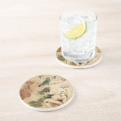 Boheemse elegante de vogel Franse botanisch van de Zandsteen Onderzetter (Zijkant)