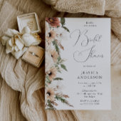 Boheemse Floral Elegance Vrijgezellenfeest Kaart