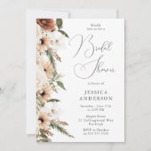 Boheemse Floral Elegance Vrijgezellenfeest Kaart (Voorkant)