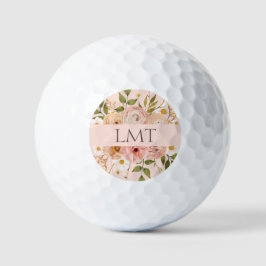  Boheemse florale initialen moederdag Golfballen