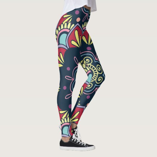 Boheemse florale leggings (Rechts)