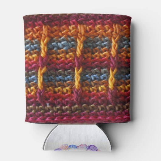 Boheemse garen haak blikjeskoeler (Achterkant)