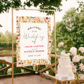 Boheemse Gedroogde Rustieke Bloemen Herfst Herfste Poster