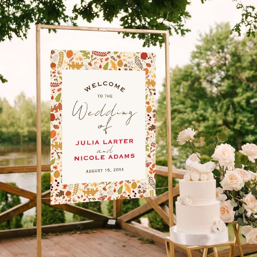 Boheemse Gedroogde Rustieke Bloemen Herfst Herfste Poster