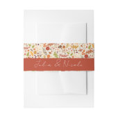 Boheemse Gedroogde Rustieke Bloemen Herfst Herfste Uitnodigingen Wikkel (Voorkant Voorbeeld)