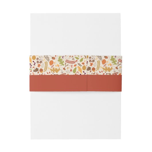 Boheemse Gedroogde Rustieke Bloemen Herfst Herfste Uitnodigingen Wikkel (Achterkant Voorbeeld)