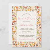 Boheemse Gedroogde Rustieke Herfst Herfsten Vrijge Kaart (Voorkant)