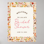 Boheemse Gedroogde Rustieke Herfst Herfsten Vrijge Poster (Voorkant)