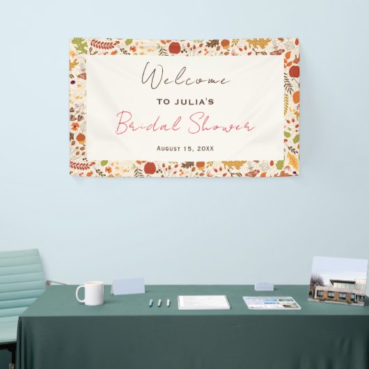 Boheemse Gedroogde Rustieke Herfst Herfsten Vrijge Spandoek (Beurs)