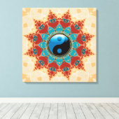 Boheemse Geest Yin Yang Ingepakte Canvas Afdruk (Insitu (Houten vloer))