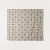 Boheemse geometrie - Levendig patroon artwork Wandkleed (Voorkant (horizontaal))