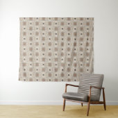 Boheemse geometrie - Levendig patroon artwork Wandkleed (In Situ (horizontaal))