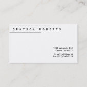 Boheemse Geometrische Berg Logo | Aangepast bedrij Visitekaartje (Achterkant)