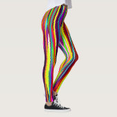 Boheemse gestreepte leggings (Rechts)