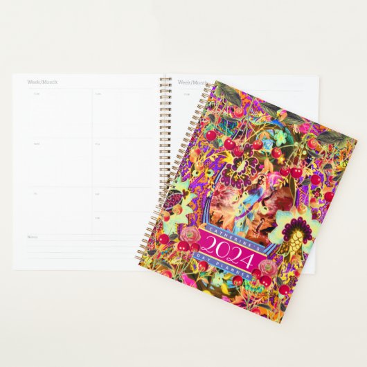Boheemse Godin Neon 2024 Dag Planner (Display)