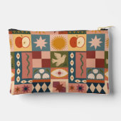 Boheemse hemelse lappendeken met mystieke symbolen etui (Achterkant)