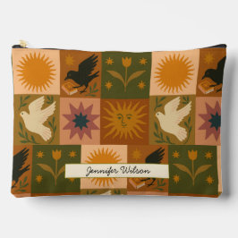 Boheemse hemelse lappendeken met mystieke symbolen etui