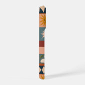 Boheemse hemelse lappendeken met mystieke symbolen iPhone hoesje (Rechterkant)