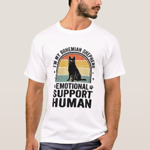 Boheemse herder Emotionele Ondersteuning Mens Vint T-shirt
