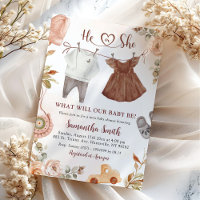 Boheemse Herfst Babykleding Genderonthulling