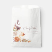 Boheemse Herfst Floral Vrijgezellenfeest Bedankzakje (Voorkant)