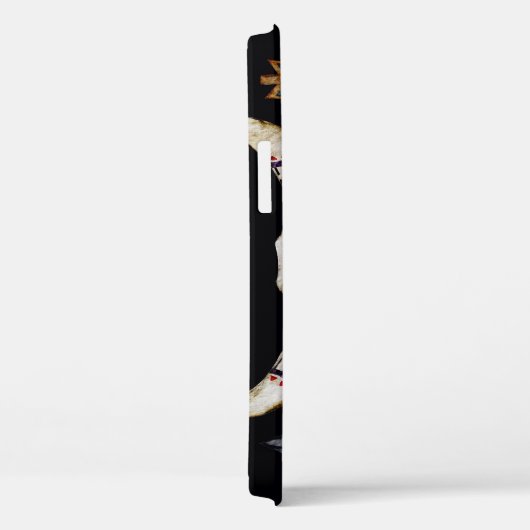 Boheemse herten schedel Waterverf Kunst Case-Mate iPhone Case (Achterkant / Rechts)