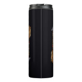 Boheemse herten schedel Waterverf Kunst Thermosbeker (Achterkant)