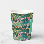Boheemse Hibiscus bruiloft Papieren Bekers (Rechts)