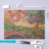 Boheemse Hippie Werveldecoupage Tissuepapier (Craft)