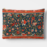 Boheemse Indo-Perzische Bloempatroon Vintage Rood
