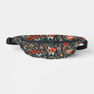 Boheemse Indo-Perzische Bloempatroon Vintage Rood Heuptasje