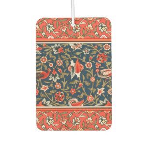 Boheemse Indo-Perzische Bloempatroon Vintage Rood Luchtverfrisser
