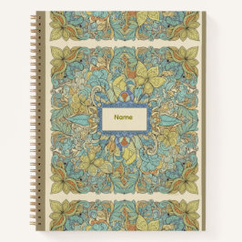 Boheemse Ingewikkelde Mandala & Vlinder Hardcover Notitieboek