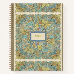 Boheemse Ingewikkelde Mandala & Vlinder Hardcover Notitieboek