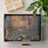 Boheemse Kat Decoratie Decoupage Tissuepapier (Geschenk)