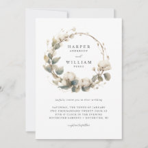 Boheemse katoen & eucalyptus krans bruiloft