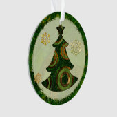 Boheemse kerstboom GEPERSONALISEERD Ornament (voorkant)