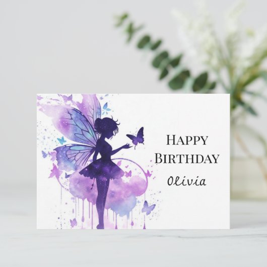 Boheemse Kinder sprookjesverjaardag Kaart (Staand voorkant)