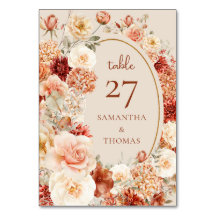 Boheemse kleurrijke herfst bloemensalie roestig kl