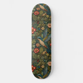 Boheemse kolibrie art boho chic botanisch persoonlijk skateboard (Voorkant)