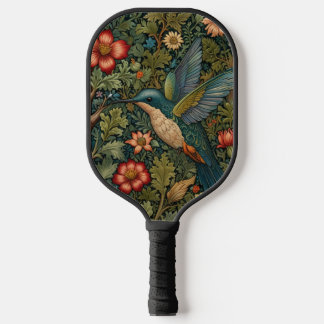Boheemse kolibrie art boho chic botanisch pickleball paddle