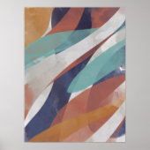 Boheemse kunst, midden eeuw schilderen, aardse tin poster (Voorkant)