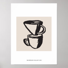 Boheemse kunst poster collectie