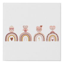 Boheemse kunst regenboog hart